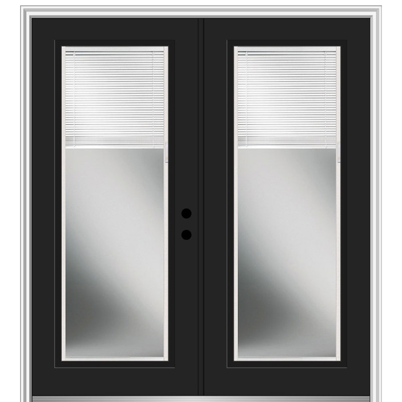 Verona Home Design Internal Blinds Primed Fiberglass Prehung Front